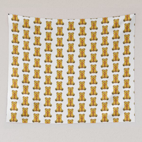 Item preview, Gold Stitched Teddy Bear designed and sold by Pixeo.