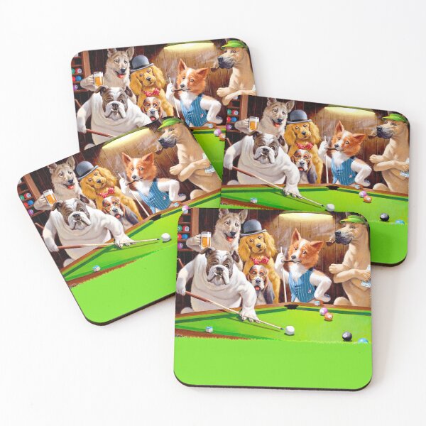 Item preview, Dog Playing Billard designed and sold by lehnhattien.