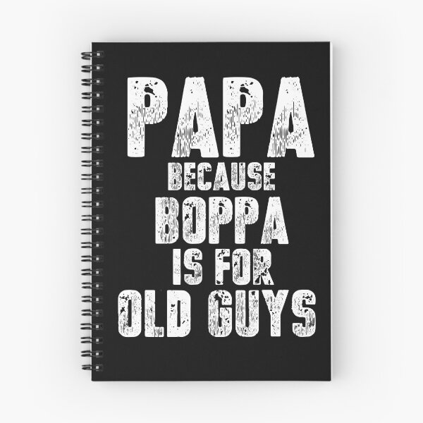 Item preview, Vintage Papa Because  Boppa is for old guys Typography  designed and sold by garniturex.
