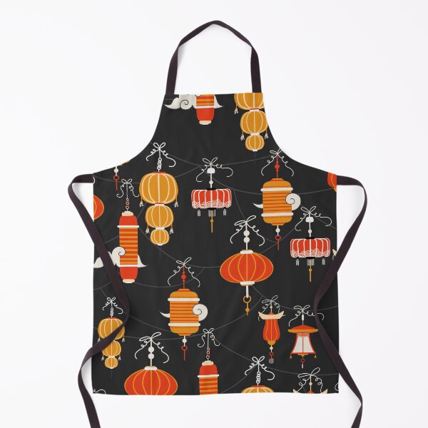 Item preview, Colorful Chinese Lanterns Pattern designed and sold by space-kitten.