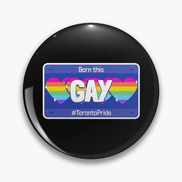 Item preview, Toronto Pride License Plate Born This Gay designed and sold by CJacobsDesigns.