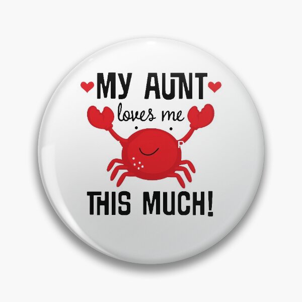 Item preview, my aunt loves me crab designed and sold by whatsyokidswear.