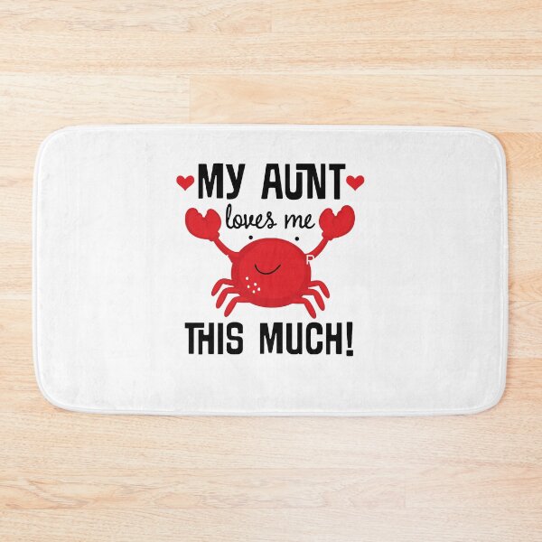 Item preview, my aunt loves me crab designed and sold by whatsyokidswear.