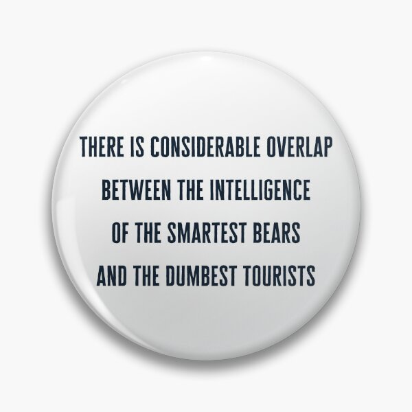 Item preview, The Smartest Bears And Dumbest Tourists designed and sold by N44Prints.