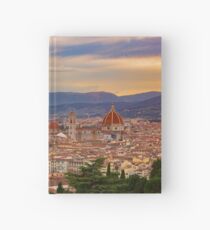 Cuaderno de tapa dura Puesta de sol sobre Florencia