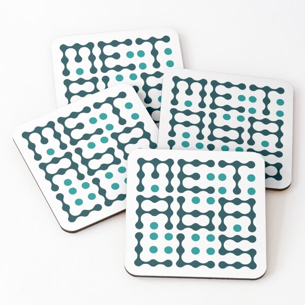 Item preview, Metaballs Typography (Teal) designed and sold by John Uttley.