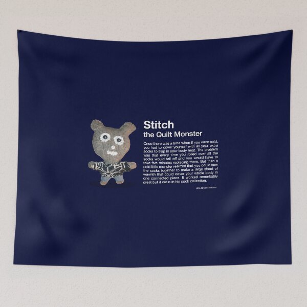 Item preview, Stitch the Quilt Monster (story) designed and sold by SAMGordonART.