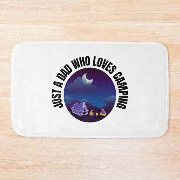 Item preview, Just A Dad Who Loves Camping ,funny camping design designed and sold by AMINE  ★★★★★.