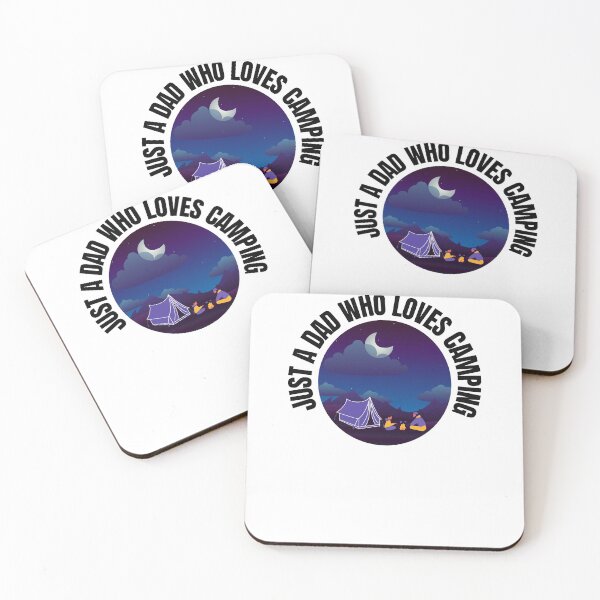 Item preview, Just A Dad Who Loves Camping ,funny camping design designed and sold by AMINE  ★★★★★.