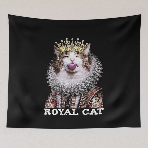 Item preview, cat in a crown designed and sold by wilkerson651f.