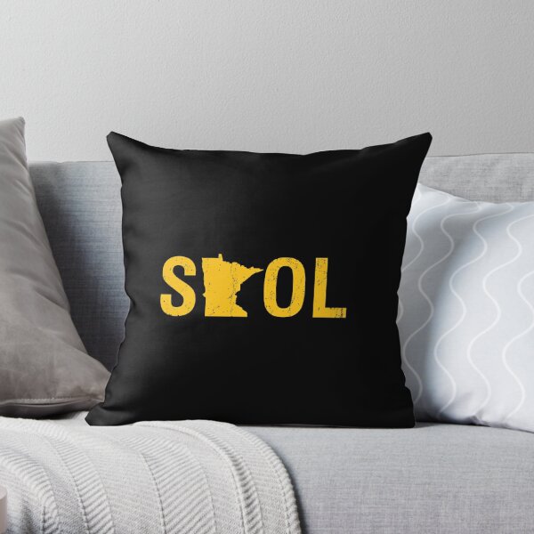 SKOL Minnesota Viking Gnome Throw Pillow for Sale by Beth Foster