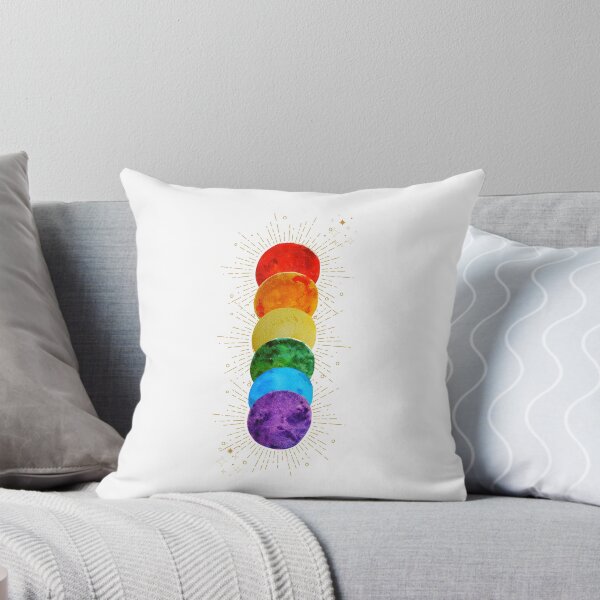 Aperçu de l'œuvre Les planètes arc-en-ciel s'alignent créée et vendue par Colorcore.