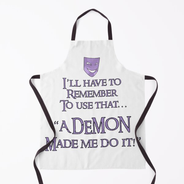 Item preview, A Demon Made Me Do It - Purple Hawke Quote designed and sold by Deity Of Duality.