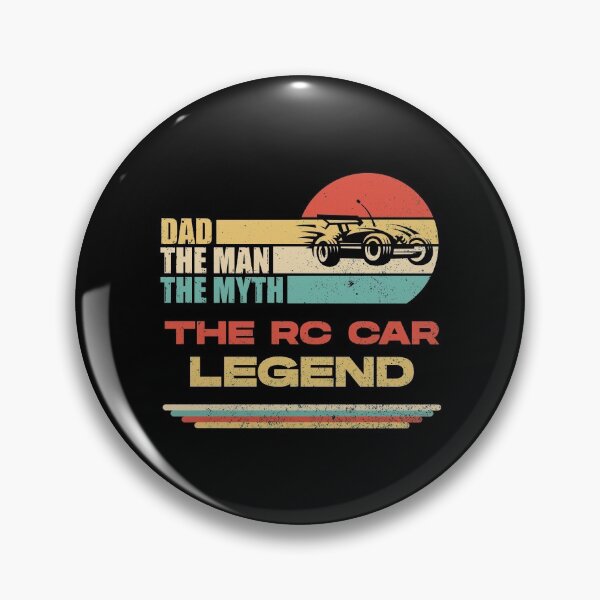 Item preview, Dad the man the myth the rc car legend, vintage style, rc car racing games competition, remote control cars lover designed and sold by SGS-.
