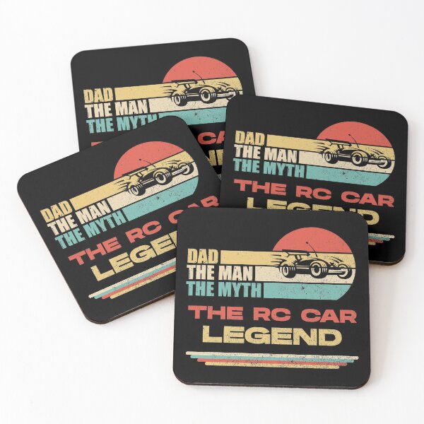 Item preview, Dad the man the myth the rc car legend, vintage style, rc car racing games competition, remote control cars lover designed and sold by SGS-.