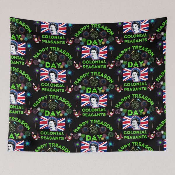 Item preview, HAPPY TREASON DAY COLONIAL PEASANTS designed and sold by WoodburyLake.