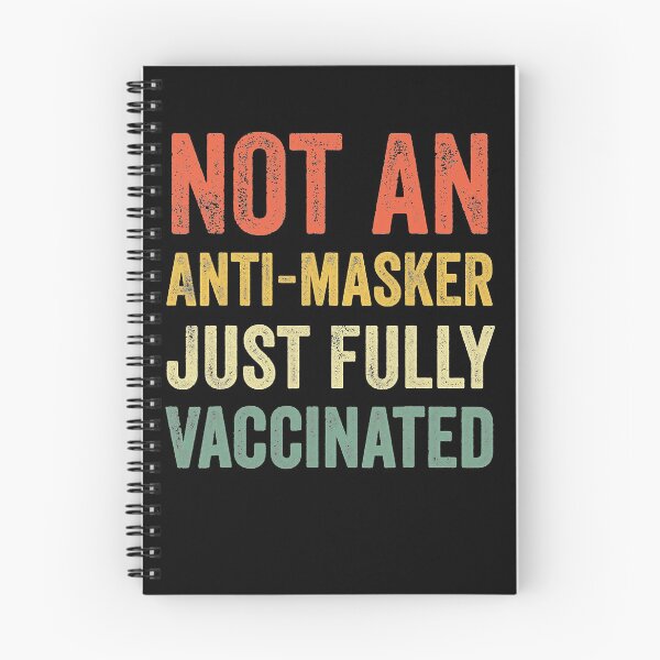 Item preview, Retro Not An Anti-Masker Just Vaccinated Funny Fully Vaxxed designed and sold by MatheoMcgough.