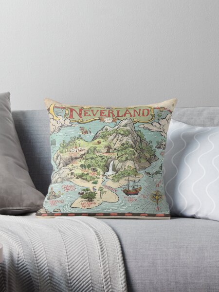 Item preview, Neverland Map designed and sold by joehox.