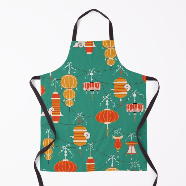 Item preview, Colorful Chinese Lanterns Pattern designed and sold by space-kitten.