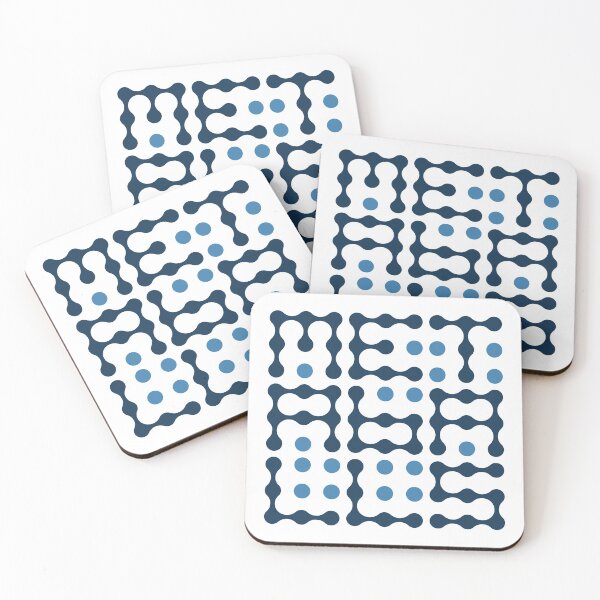 Item preview, Metaballs Typography (Blue) designed and sold by John Uttley.