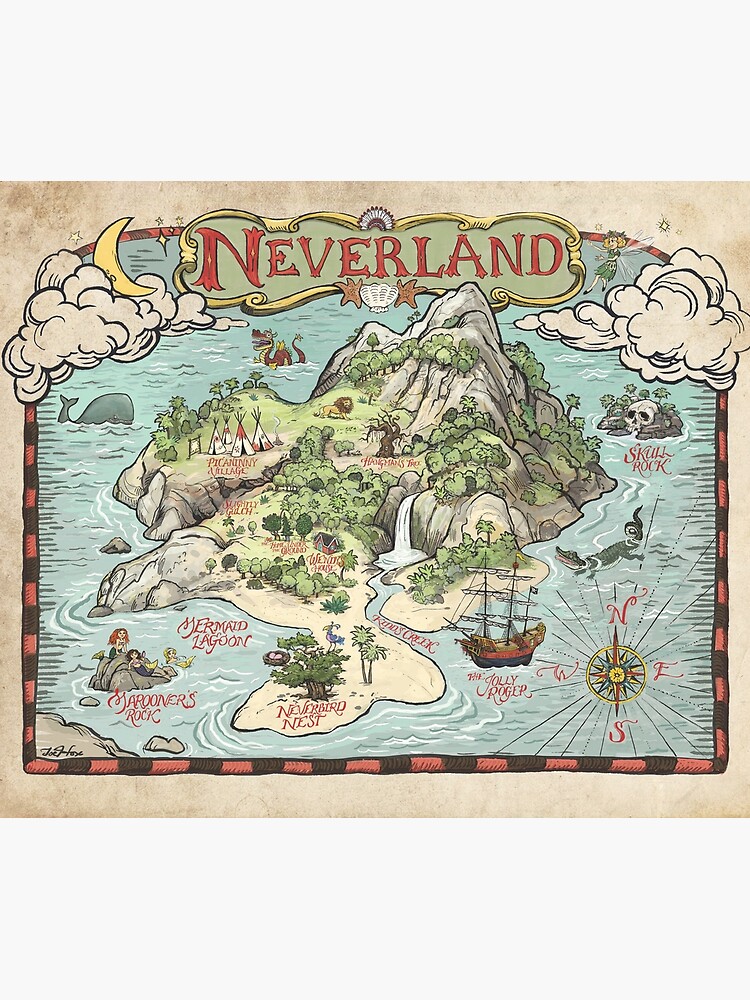 Neverland Map by joehox