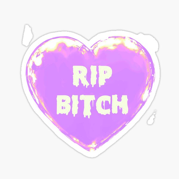 Pastel Goth Undead Kitty ~ Ice Lemon edit ~ the bxtch variant Sticker