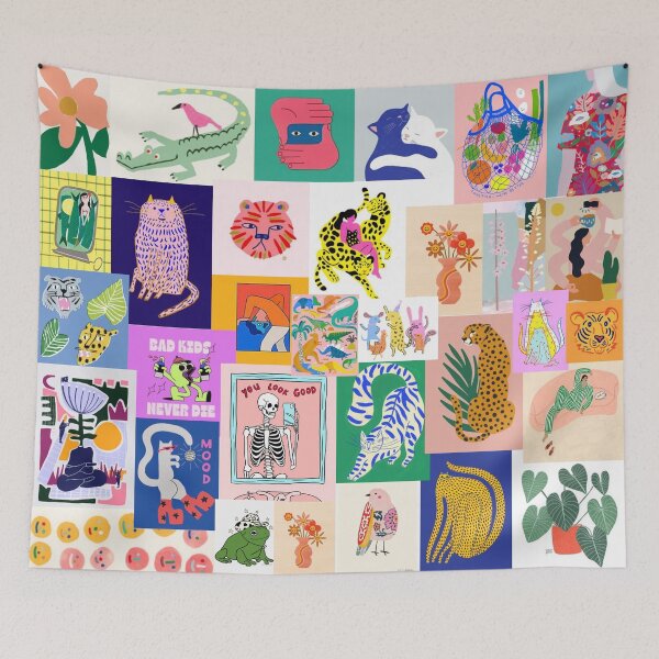 Item preview, graphic art prints collage designed and sold by morgananjos.