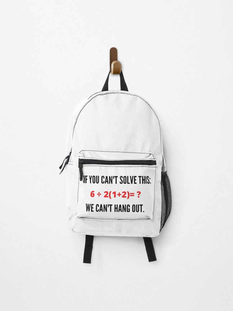 Thumbnail 1 of 3, Backpack, Math problems designed and sold by Amaeri.