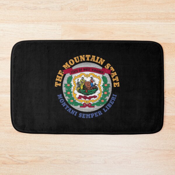 Item preview, WEST VIRGINIA MOUNTAIN STATE FLAG designed and sold by Madjack Tees Kiwi SuperStore.