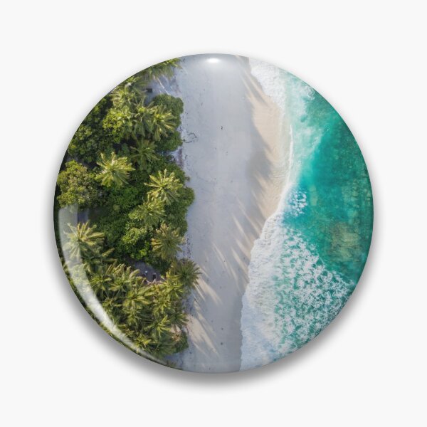 Item preview, palm trees on beach designed and sold by sbrstore.