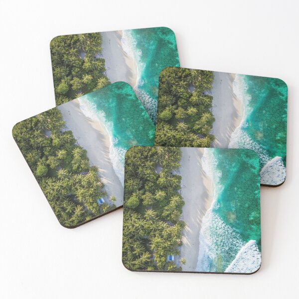 Item preview, palm trees on beach designed and sold by sbrstore.