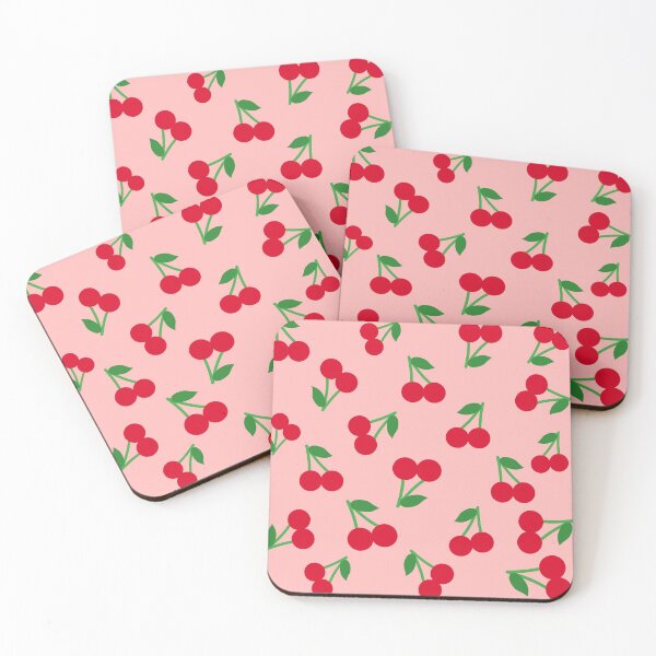 Item preview, Pink themed Cherry pattern designed and sold by AiraTuttiFrutti.
