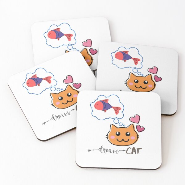 Item preview, Dreamy kitty for fish. cool cat designed and sold by alwancharisi-dz.