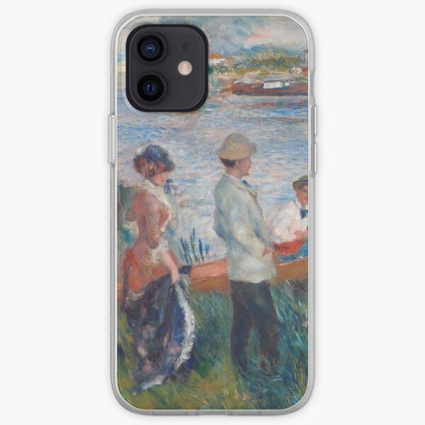 Oarsmen at Chatou (1879) by Pierre-Auguste Renoir iPhone Soft Case