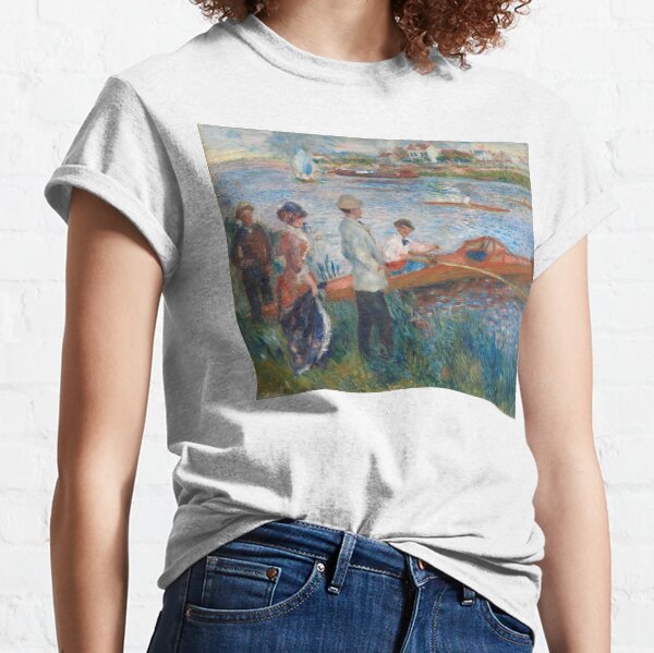 Oarsmen at Chatou (1879) by Pierre-Auguste Renoir Classic T-Shirt
