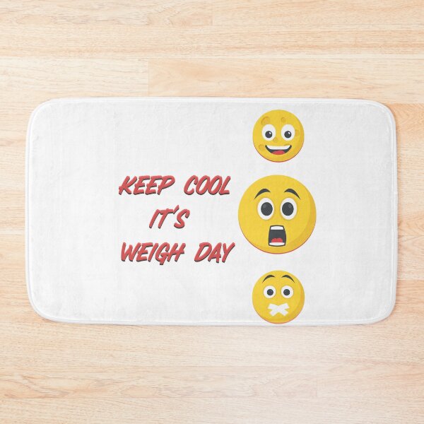 Item preview, Weigh Day, diet, slimming, keep fit emoji T-shirt design designed and sold by PinkArtDesigns.