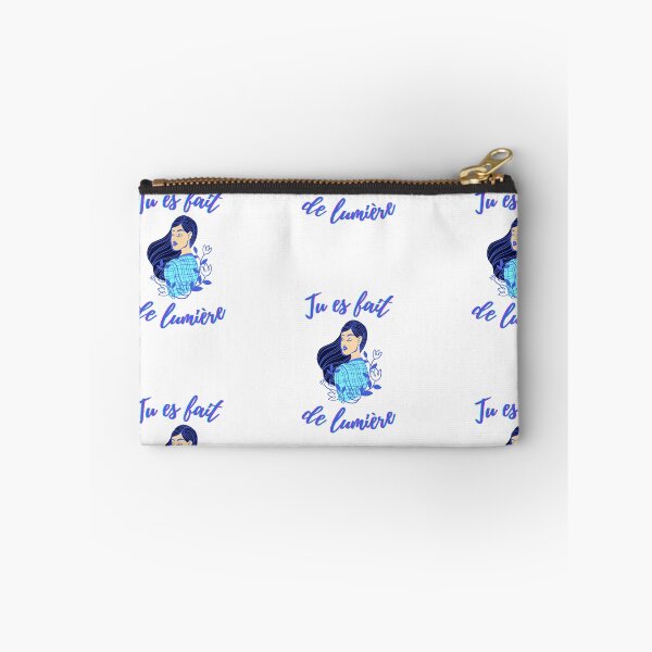Item preview, You are made of light - french language words theme gifts (aqua blue) designed and sold by RebelliousRosee.