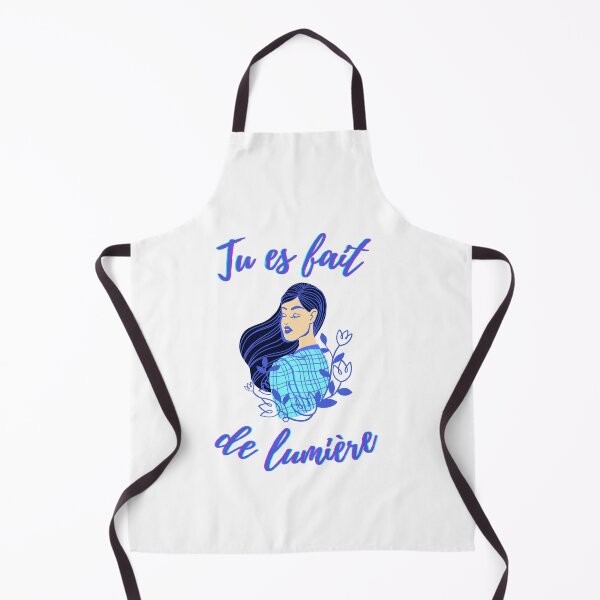 Item preview, You are made of light - french language words theme gifts (aqua blue) designed and sold by RebelliousRosee.