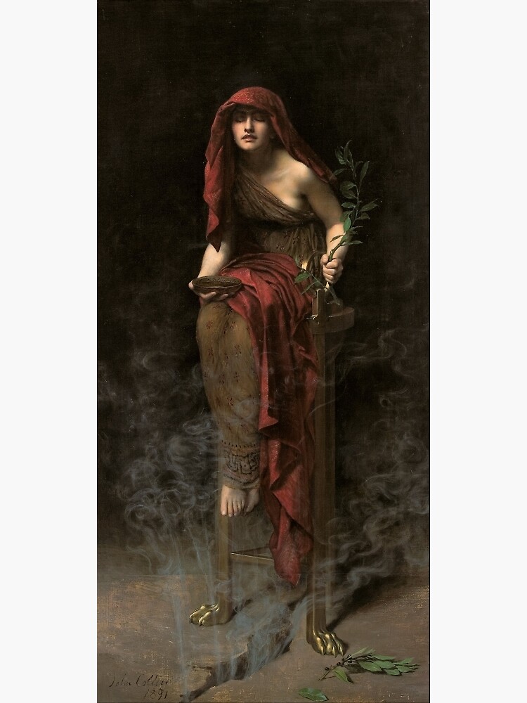 Priestess of Delphi - John Collier - 1891 by justonedesign