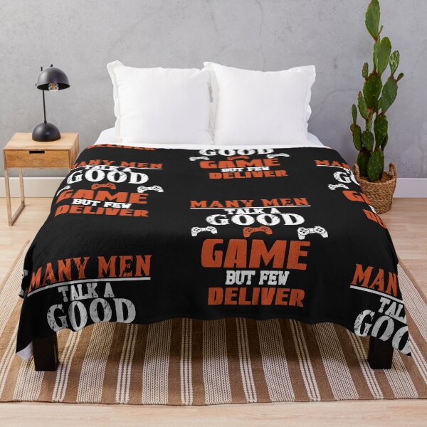 Item preview, Many Men Talk A Good Game But Few Deliver, Gamer Dad designed and sold by SportyDogShop.