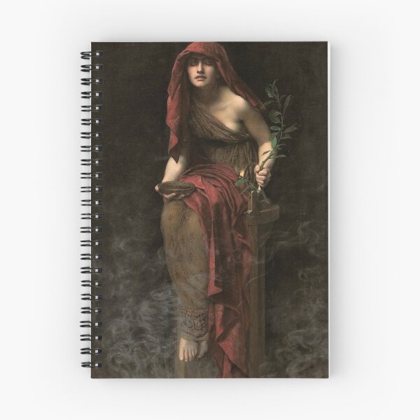 Item preview, Priestess of Delphi - John Collier - 1891 designed and sold by justonedesign.