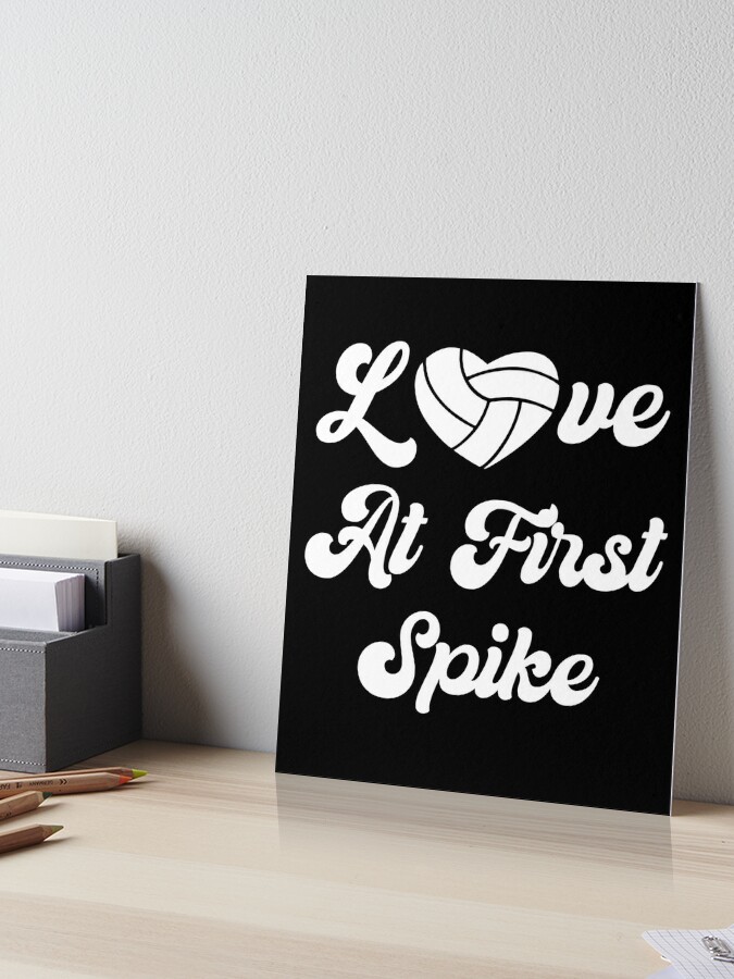 Love at First Spike, Love Volleyball, Volleyball Quote, Instant