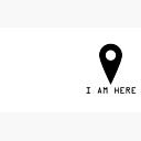 I Am Here Google Map Pin Funny Quotes Text T Shirt Mug By Wordworld Redbubble