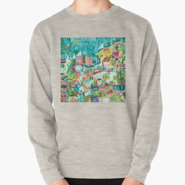 Abstract Marina Pullover Sweatshirt