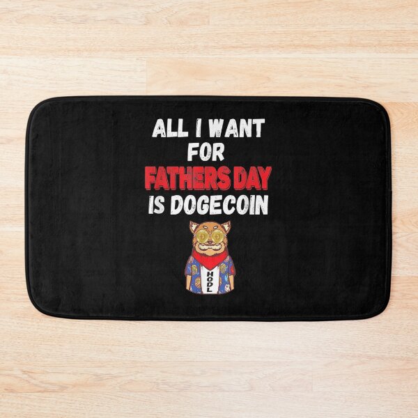 Item preview, Mens All I Want For Fathers Day Is Dogecoin Funny Cryptocurrency Gift  designed and sold by mchargue12.