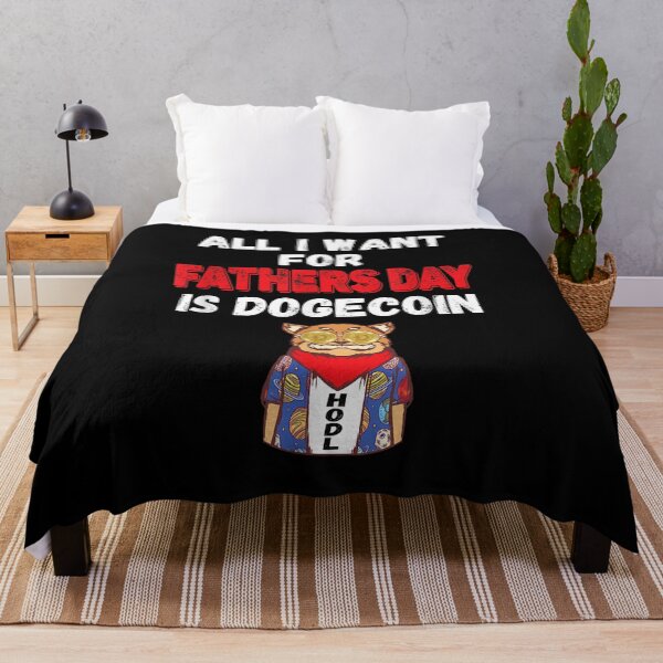 Item preview, Mens All I Want For Fathers Day Is Dogecoin Funny Cryptocurrency Gift  designed and sold by mchargue12.