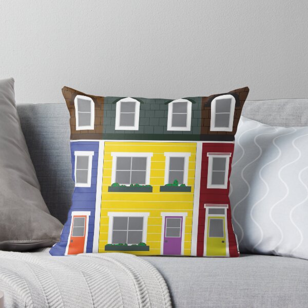 Item preview, Newfoundland Row Houses || Newfoundland and Labrador || Gifts || Souvenirs designed and sold by SaltWaterOre.