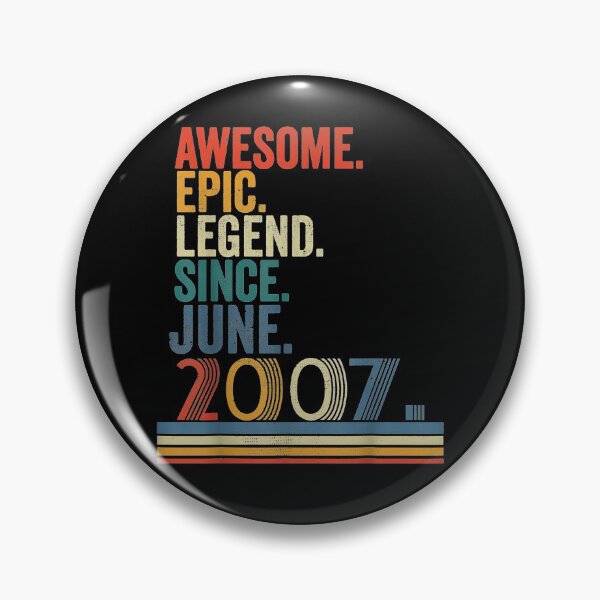 Item preview, Born June 2007 Epic Since June 2007 14 Year Old Gift  designed and sold by mchargue12.