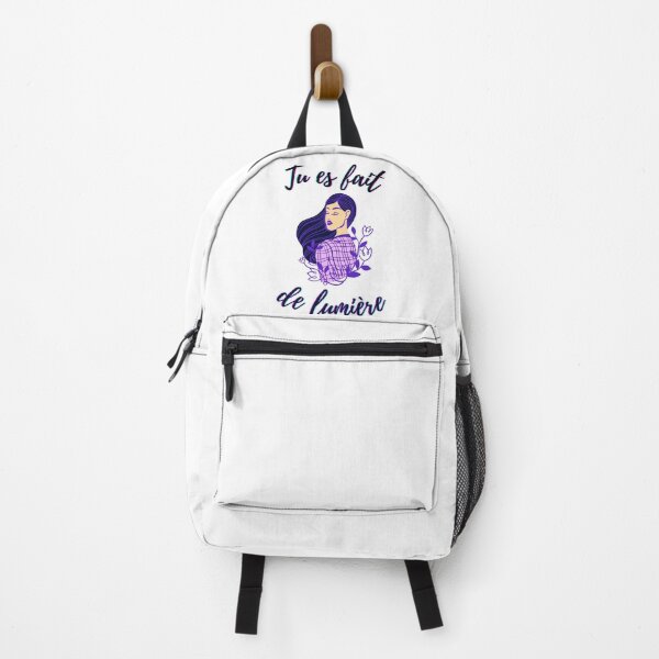 Item preview, You are made of light - french language words theme gifts (purple) designed and sold by RebelliousRosee.