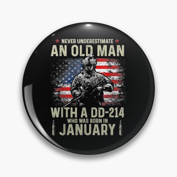 Artikelvorschau, Never Underestimate An Old Man With A Dd 214 January Gift entworfen und verkauft von mchargue12.